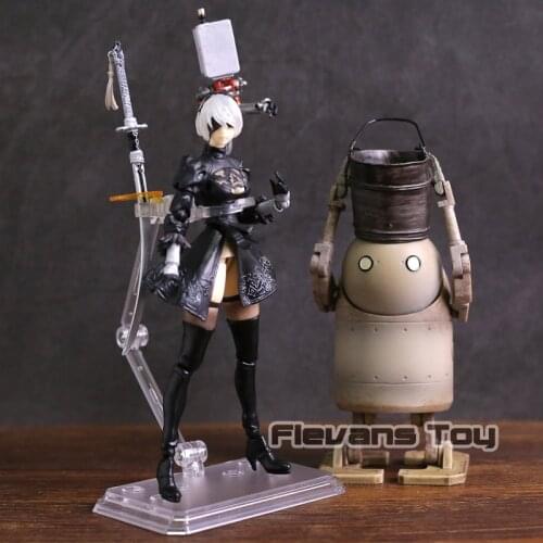 NieR Automata 2B & Machine Lifeform PVC Action Figure Doll YoRHa No.2 Type B Collectible Model Toy