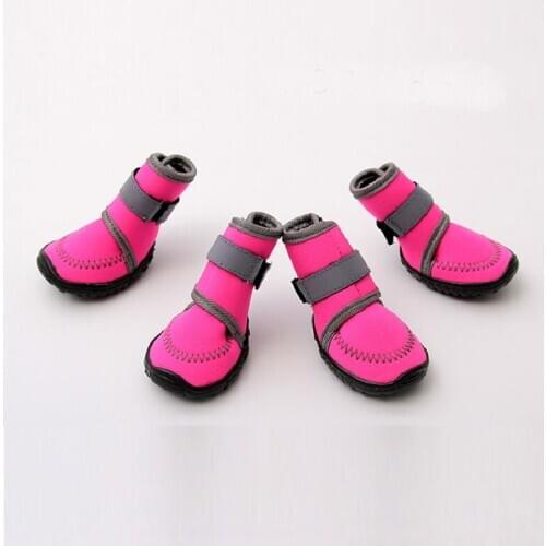New Dog Shoes Winter Pet Puppies Footwear Rain Snow Waterproof Booties Anti-slip Shoes for Small Large Dogs Pet Products