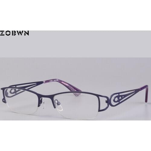 Half frame red black glasses women очки модные for prescription очки с диоптриями girls gafas students spectacle optical eyewear