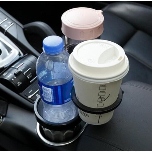 Stainless Steel Useful Adjustable Triple Bottles Base Organizer Car Accessory Water Cup Holder Adjustable for Bottles