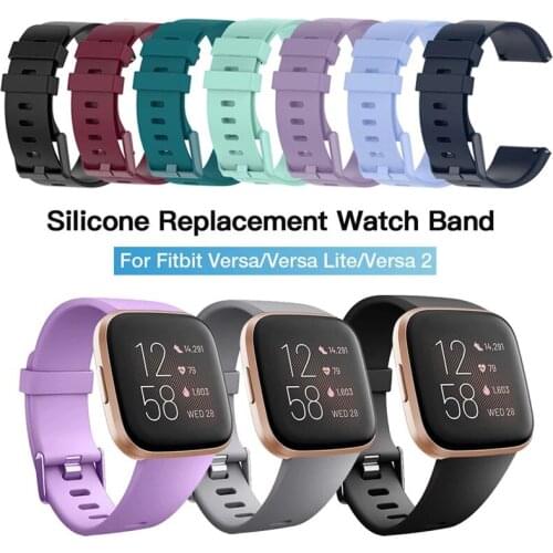 Silicone Bracelet for Fitbit versa 2 Replacement Wrist Strap Smart Sport Watch Band Bracelet Accessories For Versa/Versa Lite