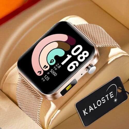 New Smart Watch Men 1.69 inch Screen Fitness Tracker Healthy Heart rate monitor Clock Womens Smartwatch For Hauwei Xiaomi phone