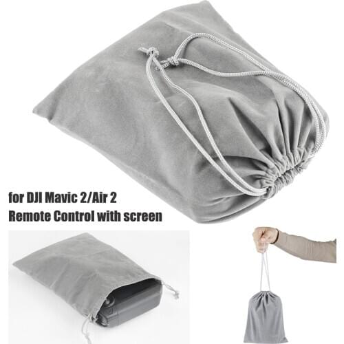 Storage Bag for DJI Mavic 2 Pro/Zoom Air 2 Smart Remote Control With Screen Portable Cloth Anti Scratch Dustproof Storing Case
