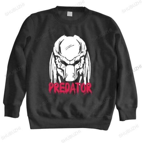 Men streetwear sweatshirt Predator Alien hoodie Men Classic Retro Movie Film Black Gift brand winter hoodie for boys