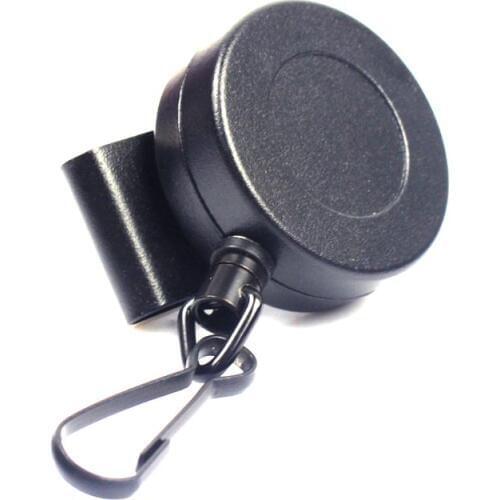 6cm Telescopic Steel Wire Rope Key Anti Lost Tool With Carabiner Secure Belt Buckle