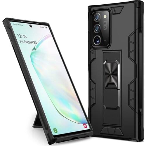 For Samsung Galaxy S20 S21 S10 S9 S8 Plus Note 20 Ultra Magnetic Ring Holder Armor Case For Note 8 9 Bulit in Kickstand Cover