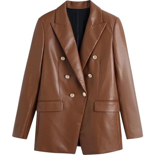 URMASZA Women's Leather Jackets