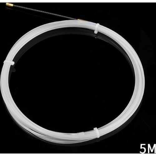 1PCS 4mm 5/10/15Meter White Guide Device Nylon Electric Cable Push Pullers Duct Snake Rodder Fish Tape Wire