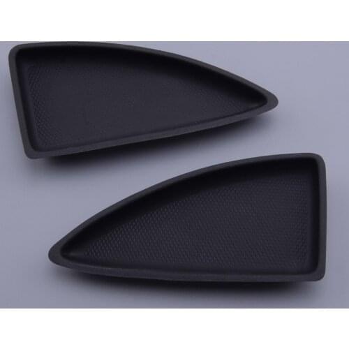 2pcs Car Front Door Switch Bezel Cap Bolt Cover Decoration Black 23451118 23451120 Fit for Chevrolet Malibu 2016 2017 2018