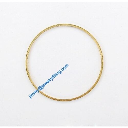 2000PCS Raw Brass Circle 38*1*1mm copper Rings jewelry findings Conntctors Quoit