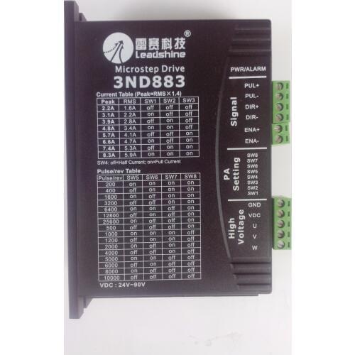 3ND883 Leadshine 3-phase Classic Analog Stepper Motor Drive DC18-80V 2.1-8.3A New Motor Driver