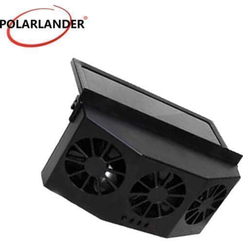 Solar Energy Car Fan Car Gills Cooler Automatic Rechargeable Exhaust Fan Air Purifier System Air Vent 8W