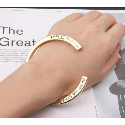 Stainless Steel Engraved Urn Bracelet Memorial Keepsake Cremation Jewelry