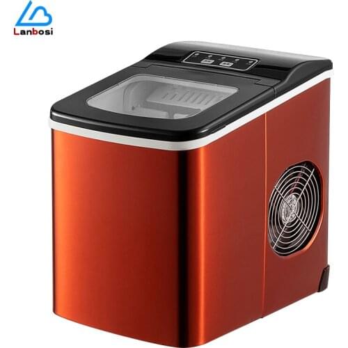 Household Small Ice Maker Automatic Fast Ice Maker Bullet Head Round Ice Cube Making Machine