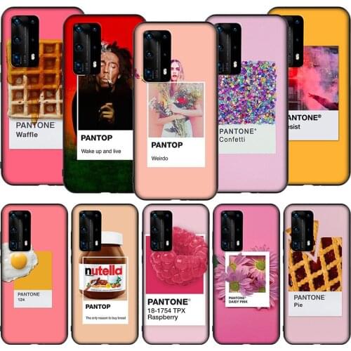 T142 Pantone Candy Color Art Case for Huawei Mate Nova 2 2i 3 3i 4E 5 5i 5T Smart 6 7 10 20 30 SE P Smart Pro Lite 2019