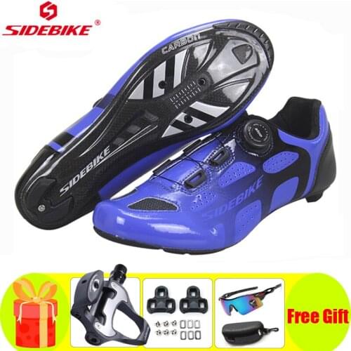 Sidebike Road Cycling Shoes Man Women Racing Bicycle Shoes Sneakers Professional Breathable Comfortable Ultralight Sneakers