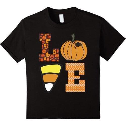 I Love Candy T-Shirt Funny Candy Corn Halloween Mens Shirt