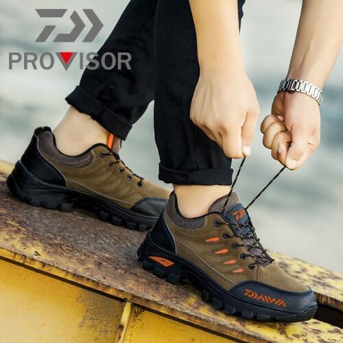 2020 New Daiwa Men Fishing Winter Warm Outdoor Shoes DAWA Fishing Shoes Breathable Anti-skid Fishing Shoes Climbing shoes