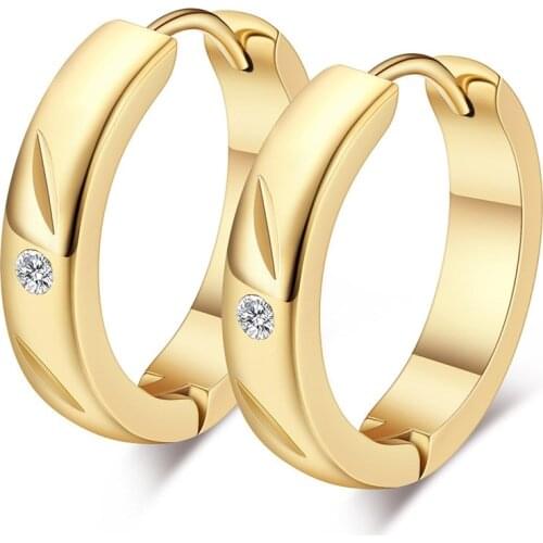 May new stainless steel earrings simple metal earrings are not allergic to jewelry wholesale