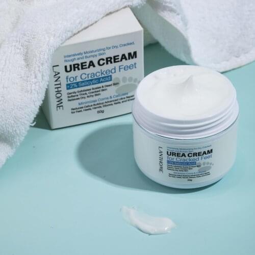 Lanthome Foot Urea Cream Scrub Exfoliating Cream Heel Cracked Repair Cream Removal Dead Skin Hand Feet Care