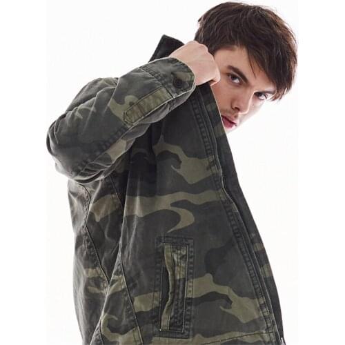 US Style Casual Outdoor Jacket Coat For Men Camouflage Military Mens Jackets Oversized Spring Overcoat Army Mans Clothing B697