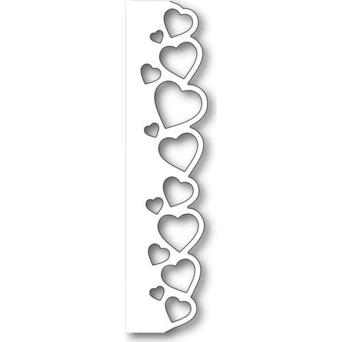 Samba Heart Border metal cutting dies cut die mold film decoration Scrapbook paper craft knife mould blade punch stencils dies