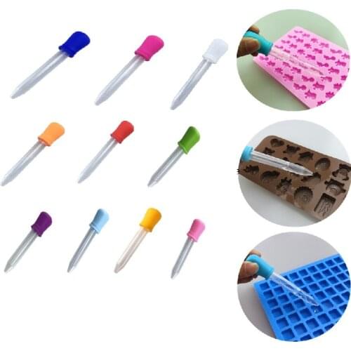 1pc silicone dropper for chocolate mold and jelly baking tools for cakes accesories cookies baking tool