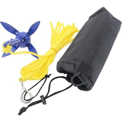 Folding Anchor Fishing Accessories for Kayak Canoe Boat Marine Sailboa t Watercraft Aluminum Lightweight Small Watercraft Anchor