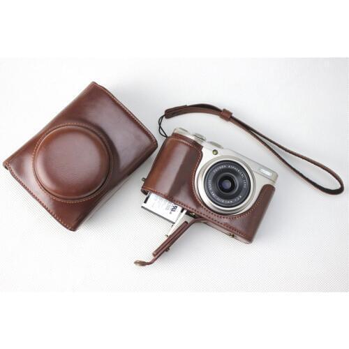 PU Leather Camera Bag Case Cover For Fuji Fujifilm XF10 X-F10 Camera Accessories Protective Bag Pouch