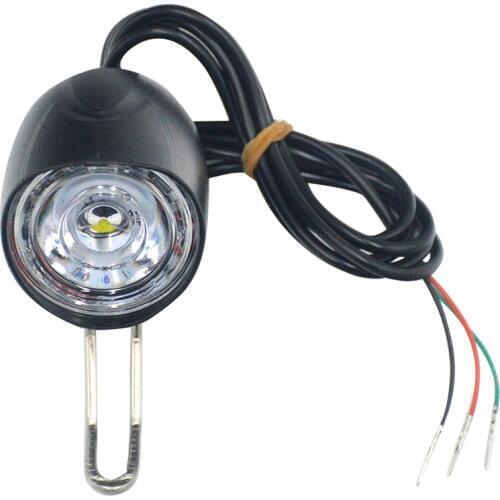 E-Bike Led Light 36V 48V 12W Waterproof Flashlight with Horn and Switch Bike bicycle light bicicleta Tools Accessories