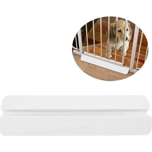Child Safety Gate Fixed plate Baby Fence Reinforcement Groove Stairs Barrier Fence Pet Dog Fence Pole Isolation Fixed plate
