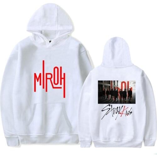 2019 harajuku Stray Kids kpop hoodie sweatshirt women/men Coats Korean I AM WHO Hip Hop oversized Hooded Sweatshirt plus size