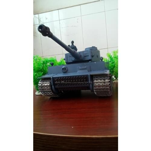 7.0 New version 1/16 German Tiger 1 Tank rc battle tank 818-1 Advanced for Metal track metal wheels rc tank