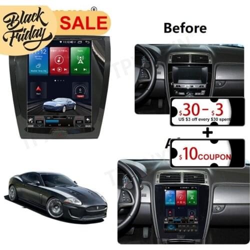 Tsela Style 6G+128G Android 10.0 For Jaguar XK XKR-S XKR 2006-2015 Multimedia Player Auto Radio Tape Recorder GPS Navi Head Unit