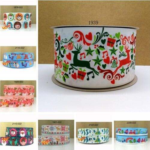 Free shipping 50 yard cartoon printed grosgrain ribbon 1939