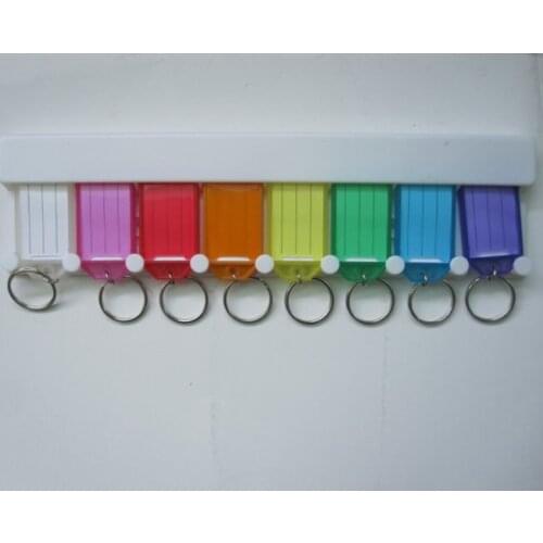 Free shipping wholesale plastic ID Key tag key label cards key chain 1000pcs/piece