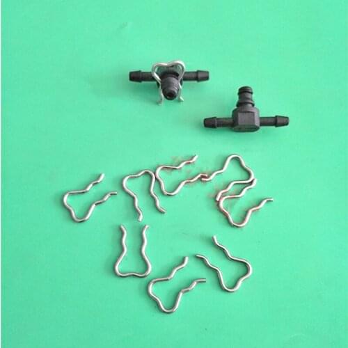 Diesel Common Rail Injector Oil Return Joint Electromagnetic Valve Circlip 10PCS For 0445 110 120