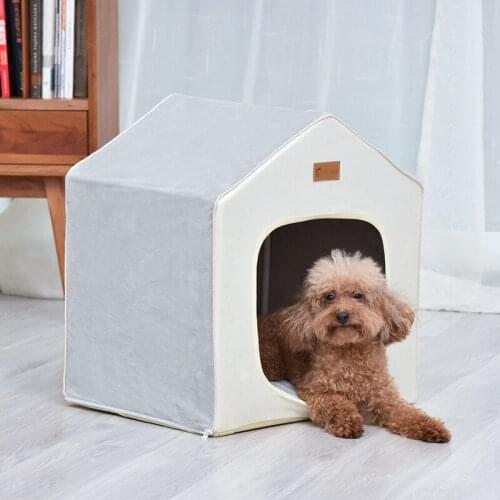 Brand New Dog House Removable Cat house cave Comfortable Top Quality Kennel Mat For Pet Puppy Winter Cave