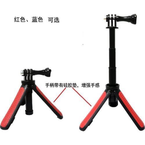 Action Camera Mini Tripod Pocket Telescopic Selfie Stick Rod Lever 12-23cm for GOPRO Xiaoyi Sjcam