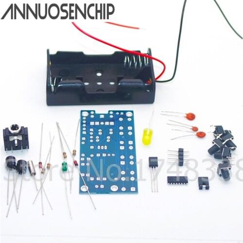 FM 76MHz-108MHz Wireless Stereo FM Radio Receiver Module PCB DIY Electronic Kits