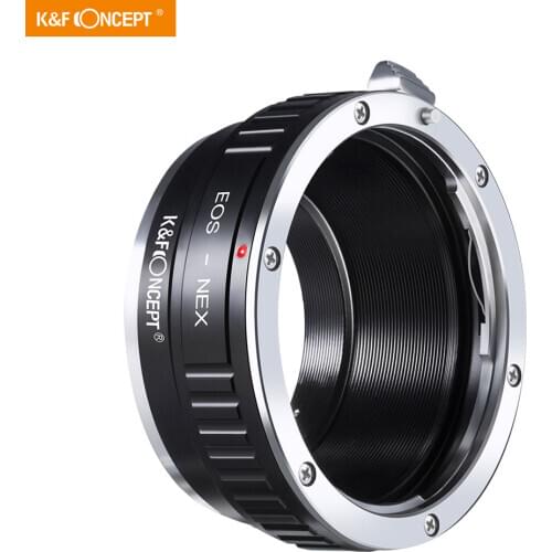 K&F CONCEPT Lens Adapter Ring for Canon EOS to Sony NEX E-mount Camera NEX-3 NEX-5N NEX-7N NEX-C3 NEX-F3