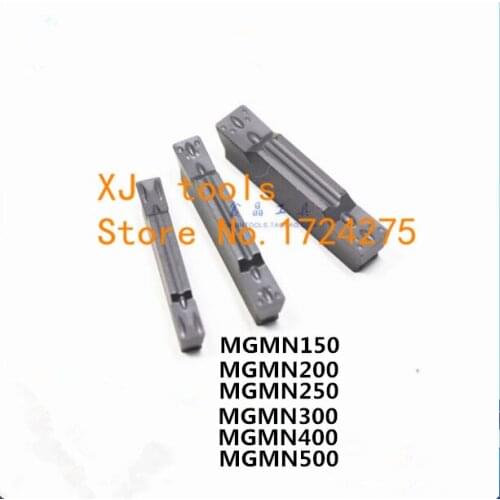 10PCS MGMN150/MGMN200/MGMN250/MGMN300/MGMN400/MGMN500 carbide insert ,cnc grooving cutting insert,for Grooving Holder MGEHR