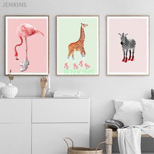 Pink Canvas Painting Posters Prints Modern Wall Art Picture Living Room Interior Home Decor Pink Canvas Painting Jenkins