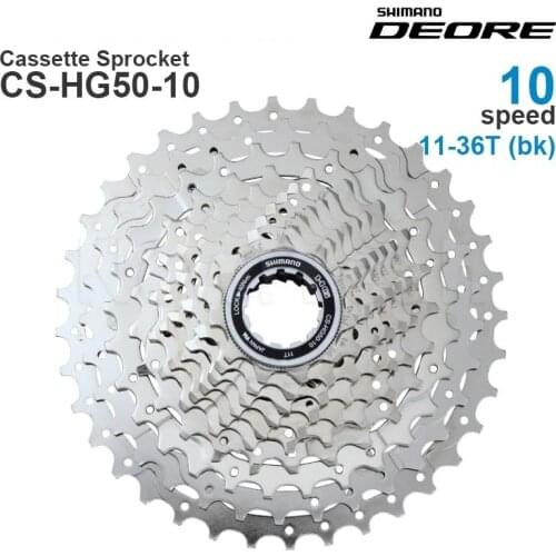SHIMANO DEORE GRX 10v Cassette Sprocket 10-Speed HYPERGLIDE HG50-10 11-36T MTB / HG500-10 Road bike - Original parts