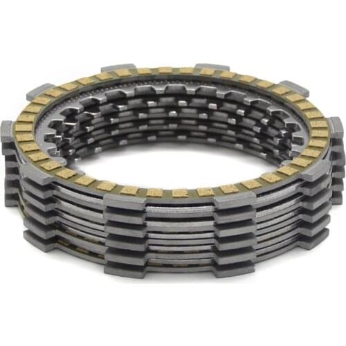 Clutch Friction Disc Plate Kit For Yamaha FZR250 Genesis FZR250R FZX250 Zeal (3YX1/2/4) Clutch Platees 21V-16321-00/3XP-16321-00