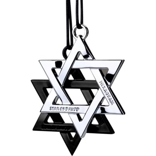 LUNASBORE Car accessories Chrome Metal Emblem Badge Lucky Rearview Mirror Decoration Pendant for Focus BMW VW