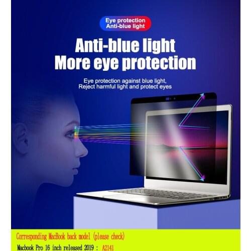Magnetic Privacy Filter Anti spy PET Screens protective film For MacBook Pro 16 inch 2019 release for A2141