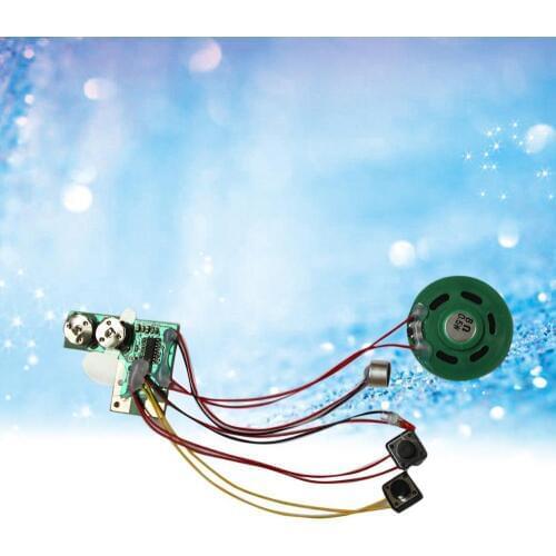 Kid Adult Sound Recordable Voice Module With speaker microphone and buttonFor Greeting Card Music Sound Talk Chip Musical Gift