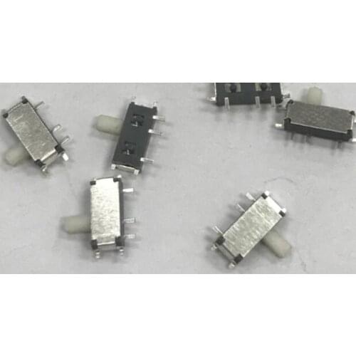 100PCS/LOT Seven feet pull move slide switch power switch MSK-12c01-07 (1p2t) 7 p miniature toggle switch