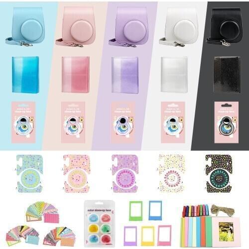 CAIUL Accessorie kit for Fujifilm Instax Mini 11 Instant Film Camera Included Premium PU Leather camera case and more